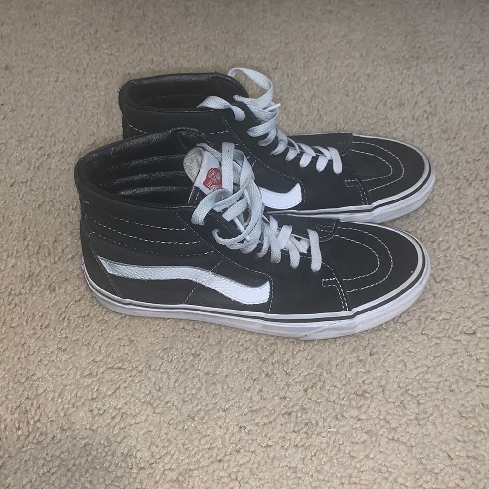 black high top vans